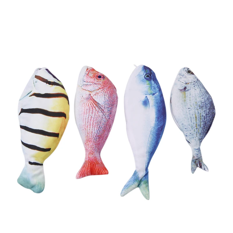 Cute Simulation Fish Pencil Case, Large Capacity Portable Zipper Stationery Storage Pen Bag