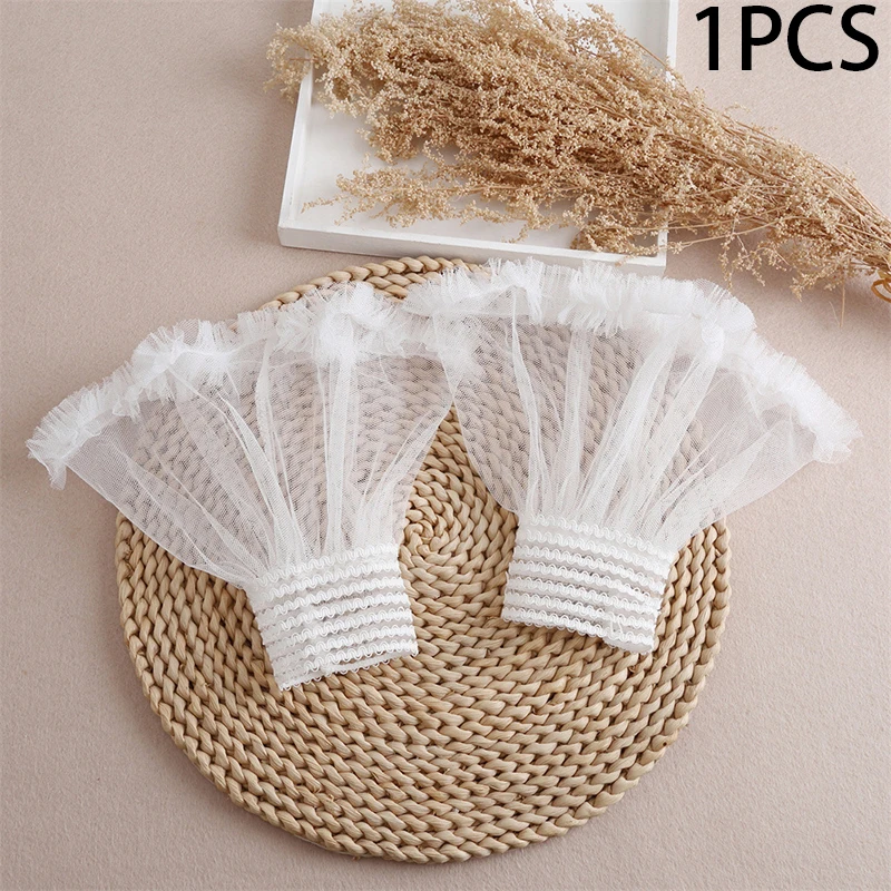 Nail Photo Glove Beautiful Gentle Fake Cuffs Decorative Chiffon Flare Cuffs Fashion Sexy Nail Art Accessories Photography Props