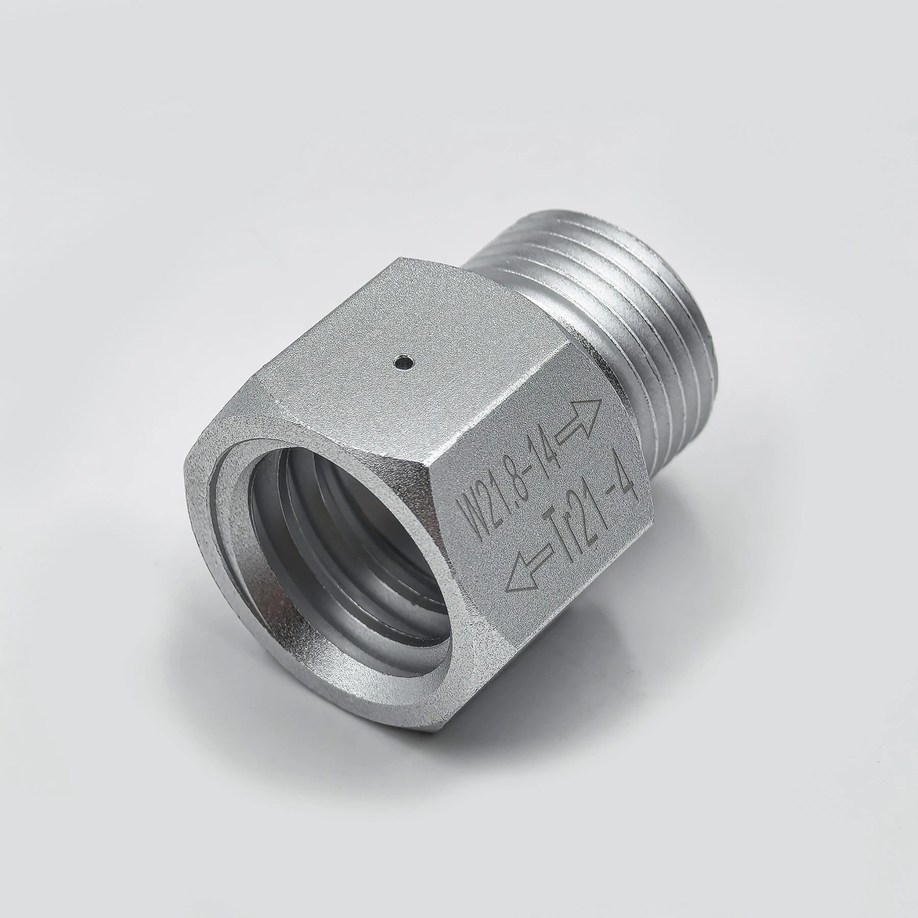 Adaptador TR21-4 a W21.8-14 para cilindro CO2 de barriles Corny y soda