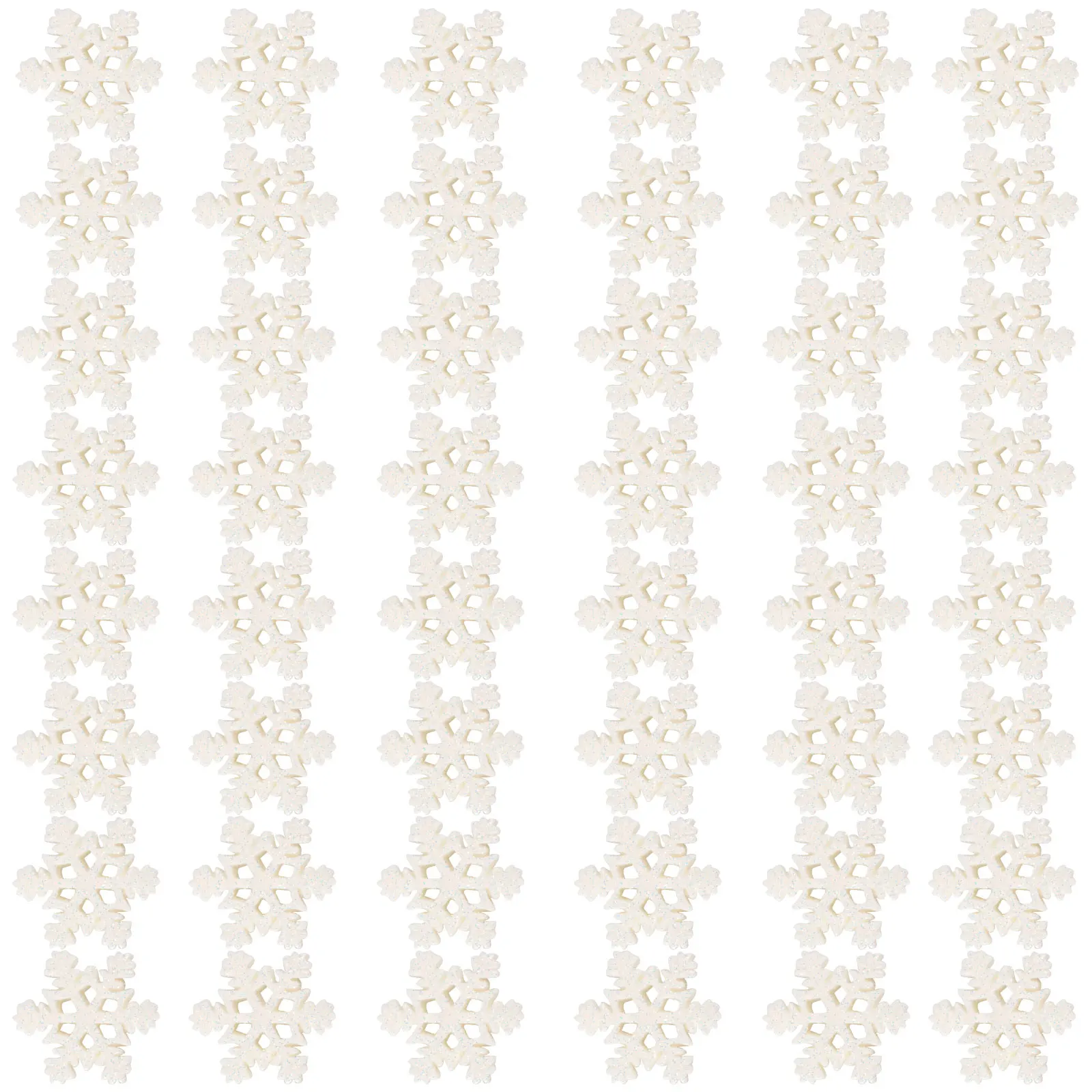 50 قطعة ندفة الثلج على شكل الديكور عيد الميلاد زخرفة DIY بها بنفسك الراتنج ملحق احتفالي ديكور المنزل لتخزين جراب هاتف الحرفية