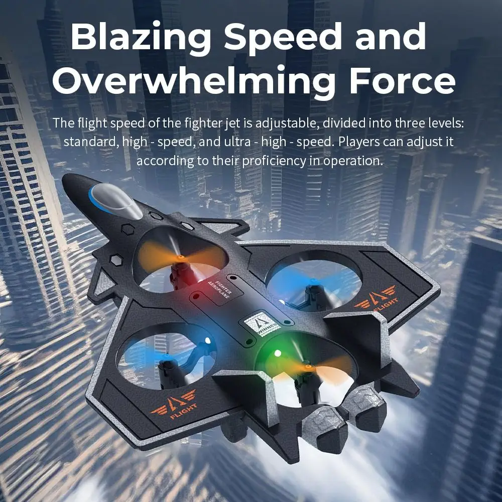 EPP Foam Remote Control Foam Fighter Gravity Sensing 2.4G Stunt Glider Flying Helicopter Portable Rechargeable