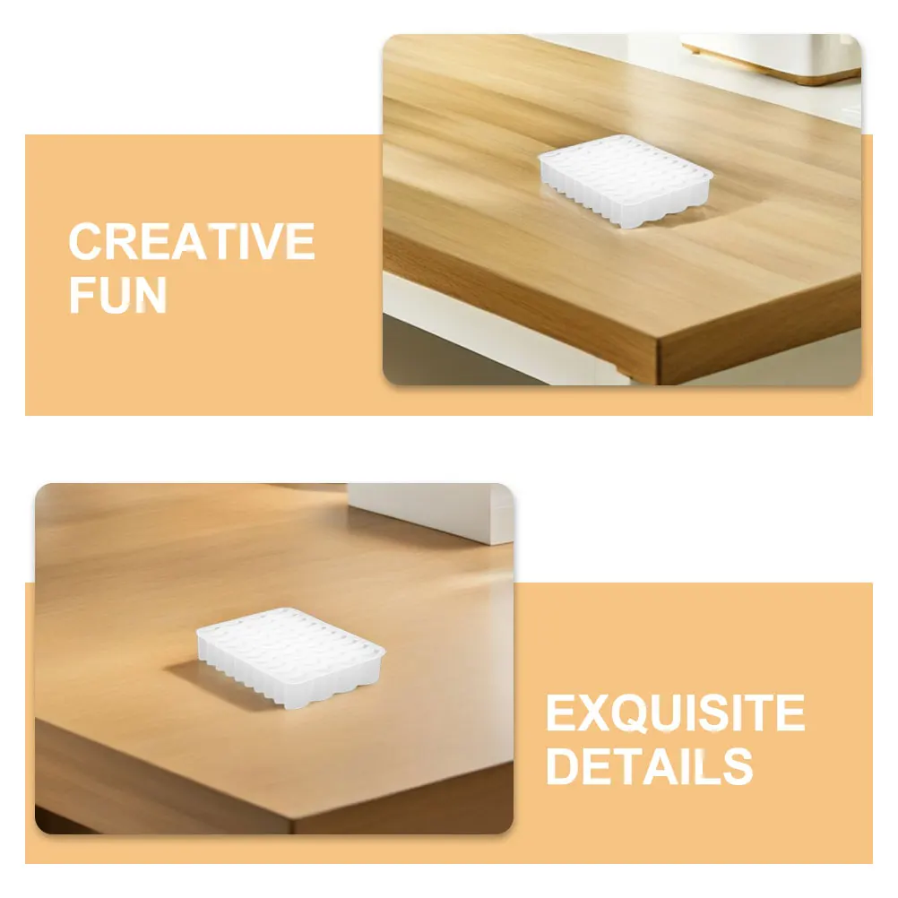 2 قطعة مجموعة قوالب الطوب المصغرة لينة سيليكون قالب الطوب الجداري الصغير DIY بها بنفسك طاولة الرمل المشهد إكسسوارات الحديقة الصغيرة #3