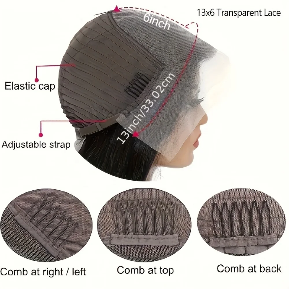 13x4 13x6 تسليط الضوء على الدانتيل شعر مستعار أمامي 100% البرازيلي الشعر البشري 1B30 أومبير الجسم موجة الدانتيل الباروكات الأمامية Hd الدانتيل الشعر البشري للنساء #6