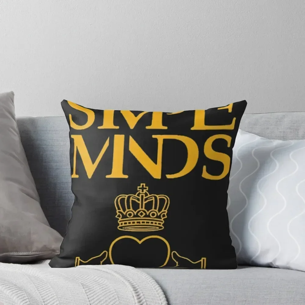 Simple Minds Logo Tri-Blend Throw Pillow Cushion Child covers for pillows home decor items pillow