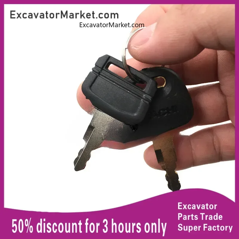 for Excavator Hitachi exzax60 70 120 130 200 210 230 ignition key excavator start door key