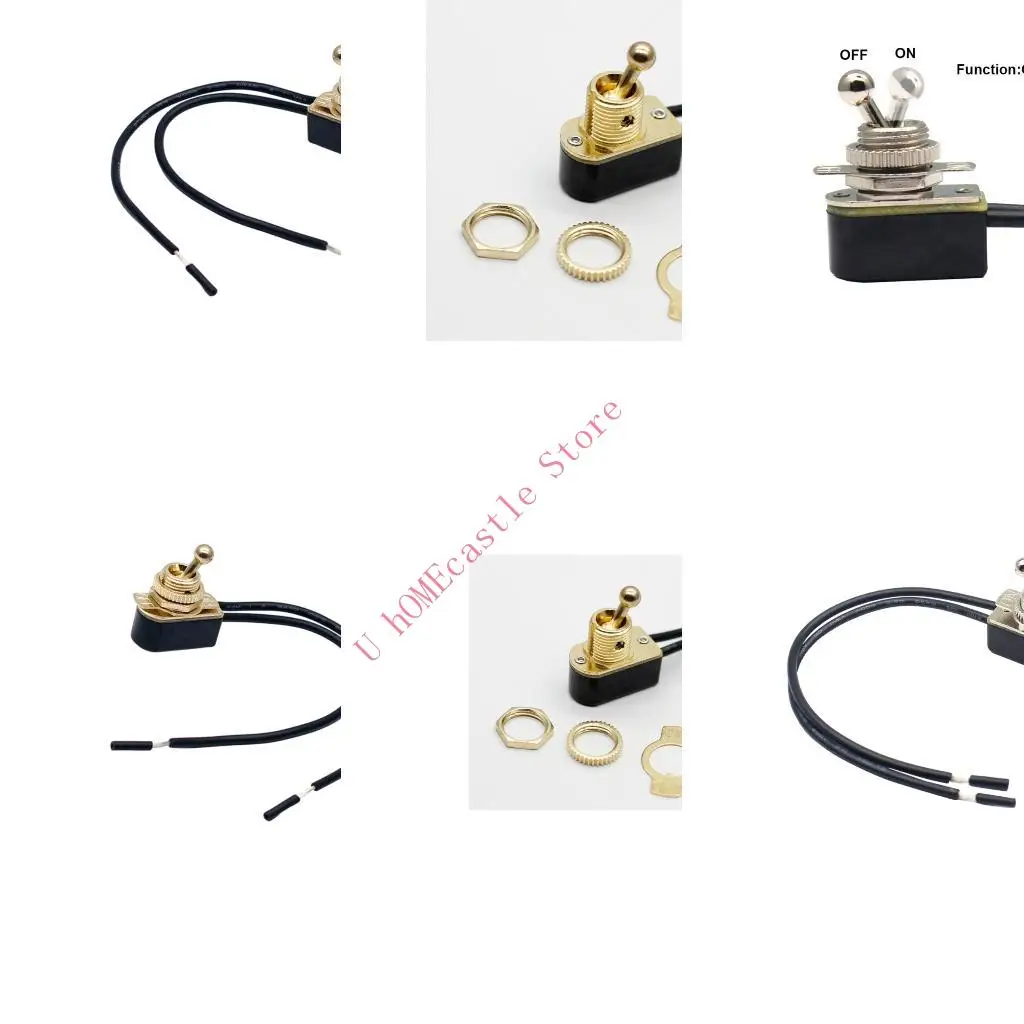 63HF Multifunctional Toggle Switches 10K Operations 277VAC 3A Metal Shell Reliable