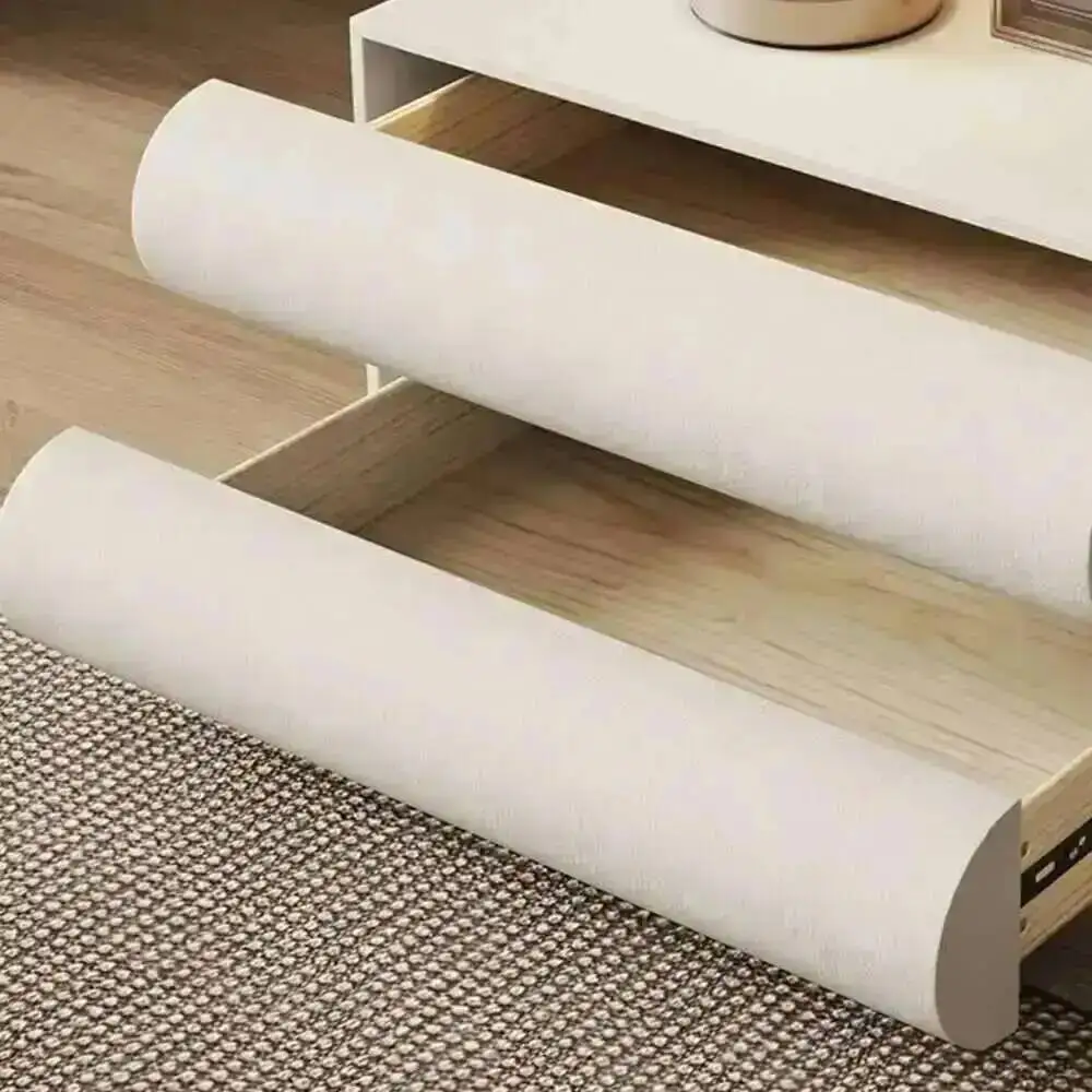 Dressers Microfibrous Drawer Three Bedside Solid Mobile Wood Table Skin Pine Nightstands Minimal Household Bedroom Furniture