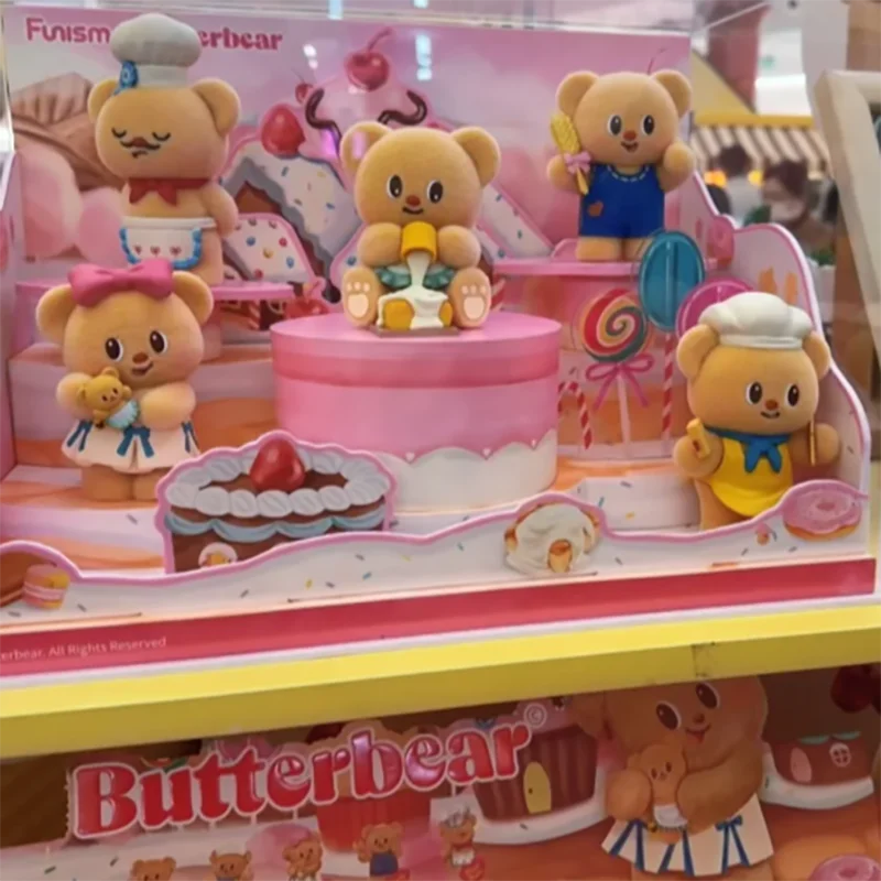 

New Butter Bear Baking Studio Series Blind Box Cute Dolls Kawaii Mystery Box Collection Ornament Girl Surprise Birthday Gift