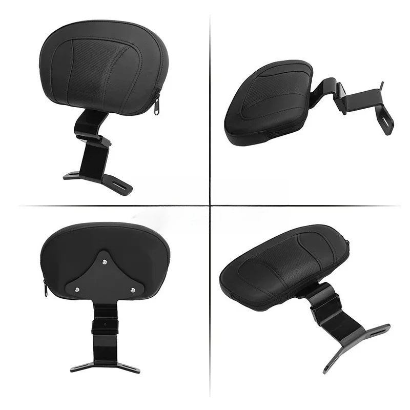Cushion  Leather Driver Rider Backrest Seat Back Rest For Ha rley Touring CVO Electra Road Street Glide Road King 09-22