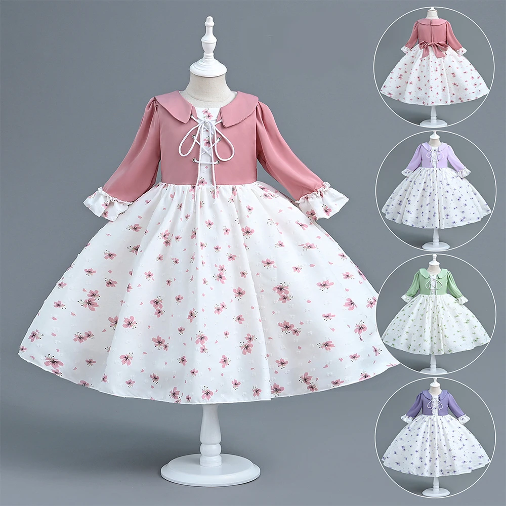 Children's Dresses Elegant Party Dresses For Girls Princess Costume Palace Style Girl Dresses Korean Reviews Many Baby Clothes