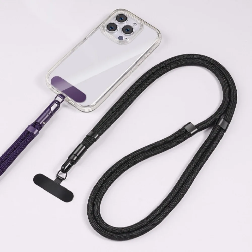 

Универсальный ремешок для телефона с зажимом, улучшенный, защита от падения 360° ° Регулируемый вращающийся шейный/ремешок через плечо для всех чехлов для телефонов