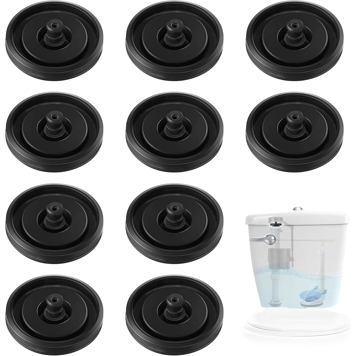 

Уплотнение клапана наполнения бачка унитаза, совместимое с комплектом шайб Fluidmaster 242/200/400/747 ​