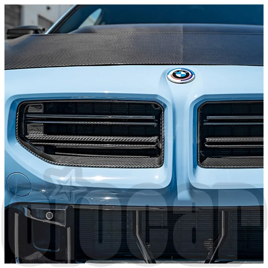 

OiOMOTORS OEM Style Pre-preg Dry Carbon Fiber Front Grille for BMW G87 M2
