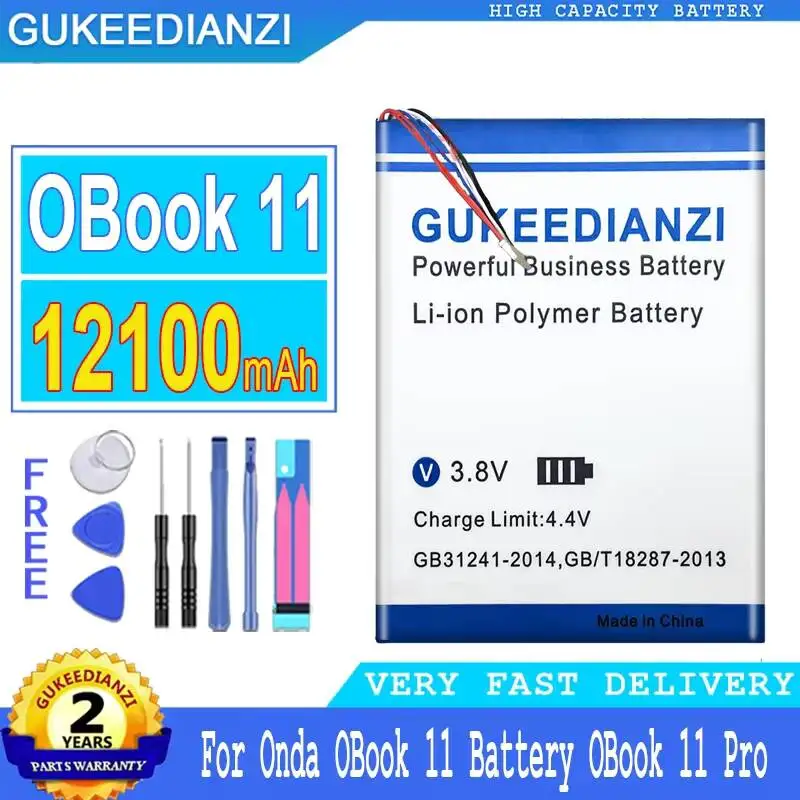 

Environmentally Friendly Long Lasting For Onda Obook 11 Pro Obook 11 Plus Laptop Battery 12100mAh