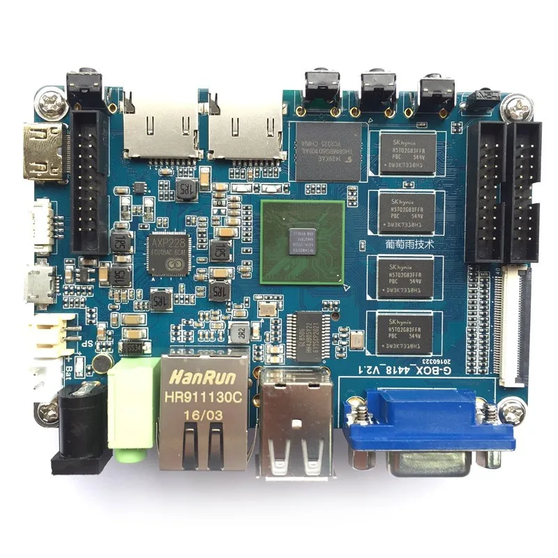 

Arm Cortex A53 G6818 Android TV Box Motherboard Ubuntu Lvds to Mipi