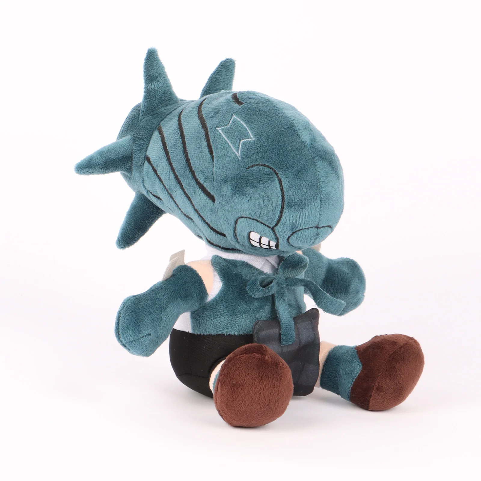 Anime nuevo motosierra hombre muñeco de juguete de peluche 23CM dibujos animados lindo suave Reze muñecas juguete de peluche periferia para chico Halloween regalo de Navidad