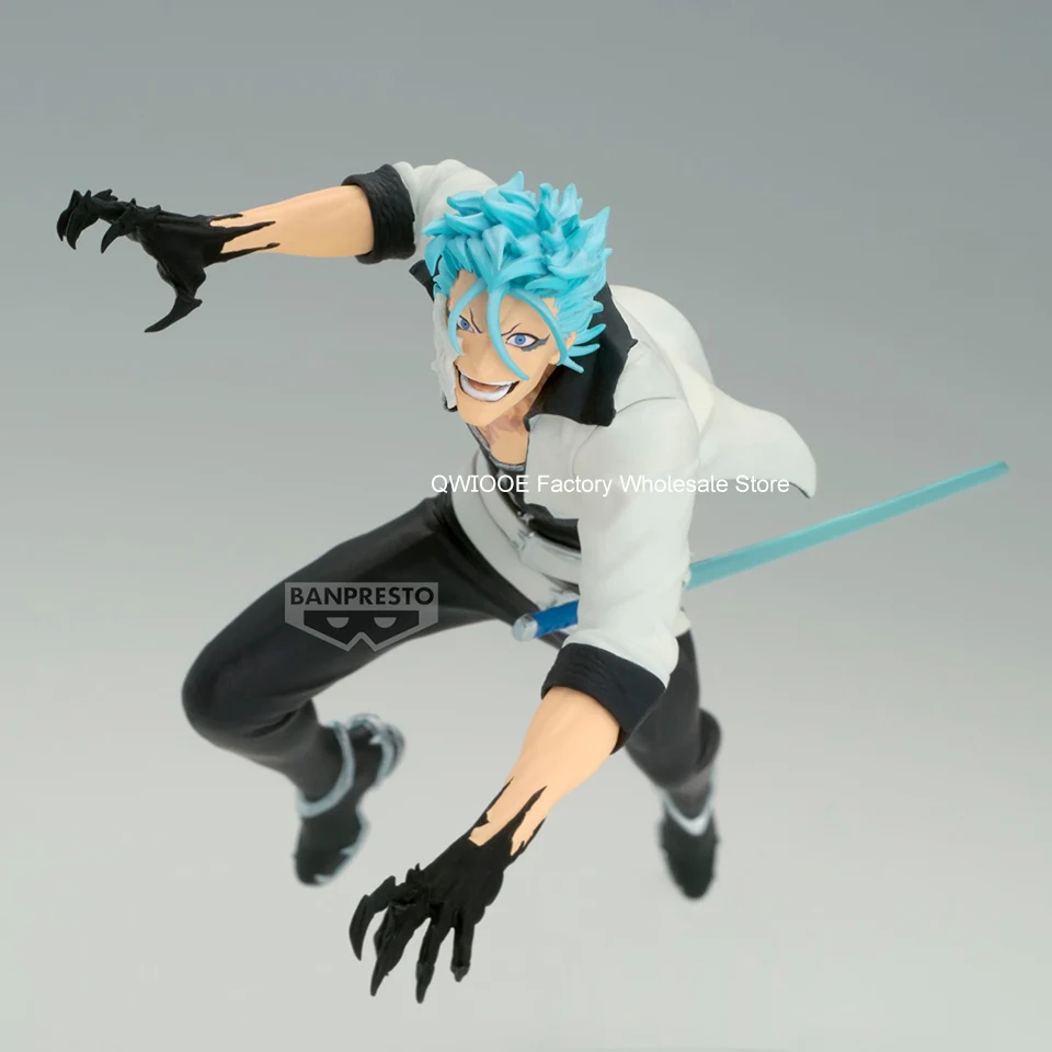 Original Genuine Banpresto Death VIBRATION STARS 17cm Grimmjow PVC Action Figures Model Toys For Children Gifts QWIOOE Wholesale