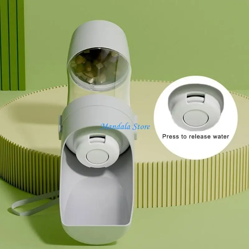 

U2JC Dog Travel Drink Bottle Foldable Bowl for Outdoor Walking Large Capacity