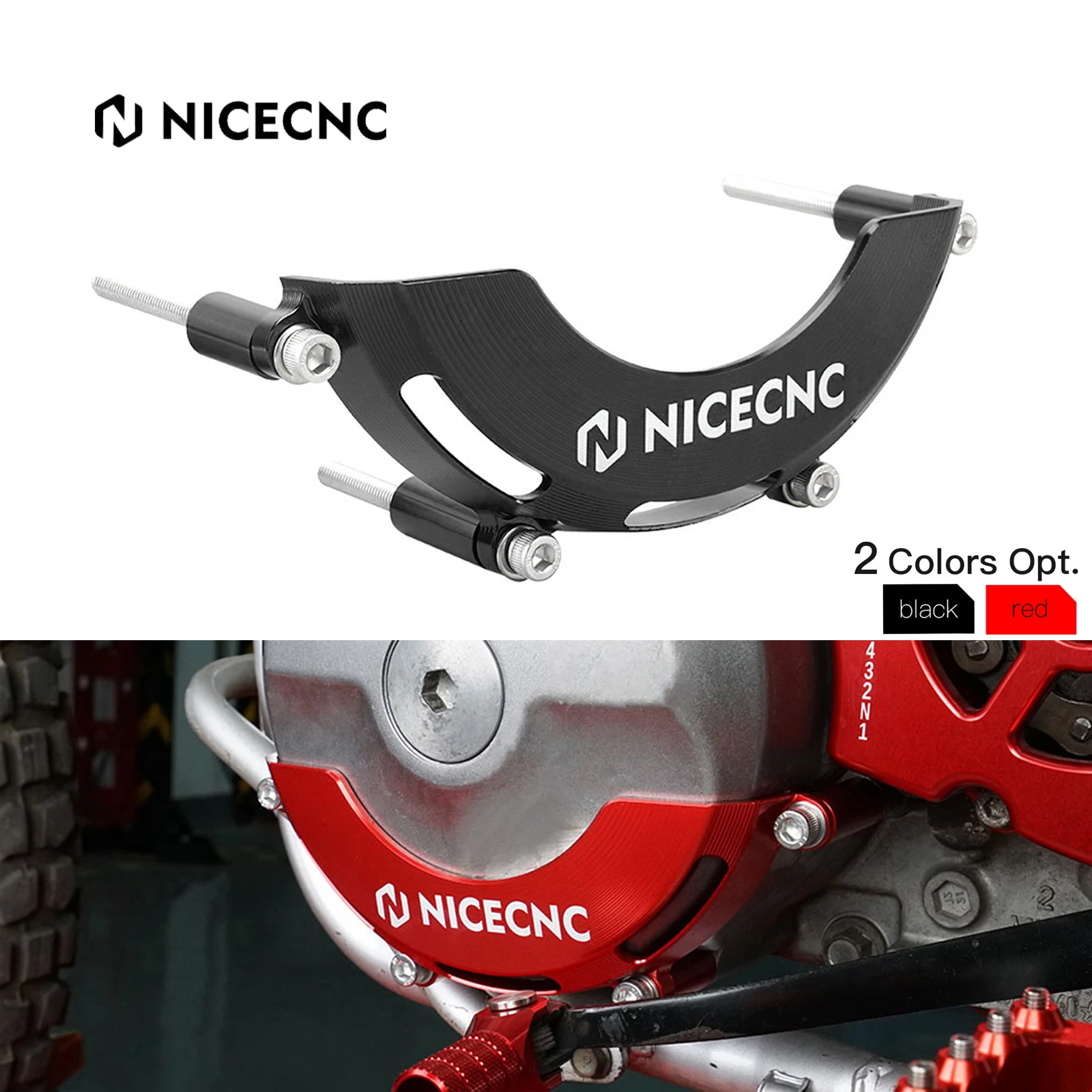 

NICECNC For Honda XR650L XR 650L 1993-2025 2024 2023 2022 2021 2020 Motorcycle Engine Alternator Cover Guard Protector Aluminum