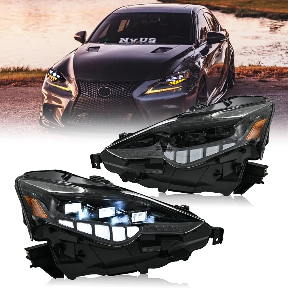 

1Pair LED Projector Headlight For Lexus IS250 300 350 IS200t 2013-2016 Front Head Lamp DRL Headlamp Accessories