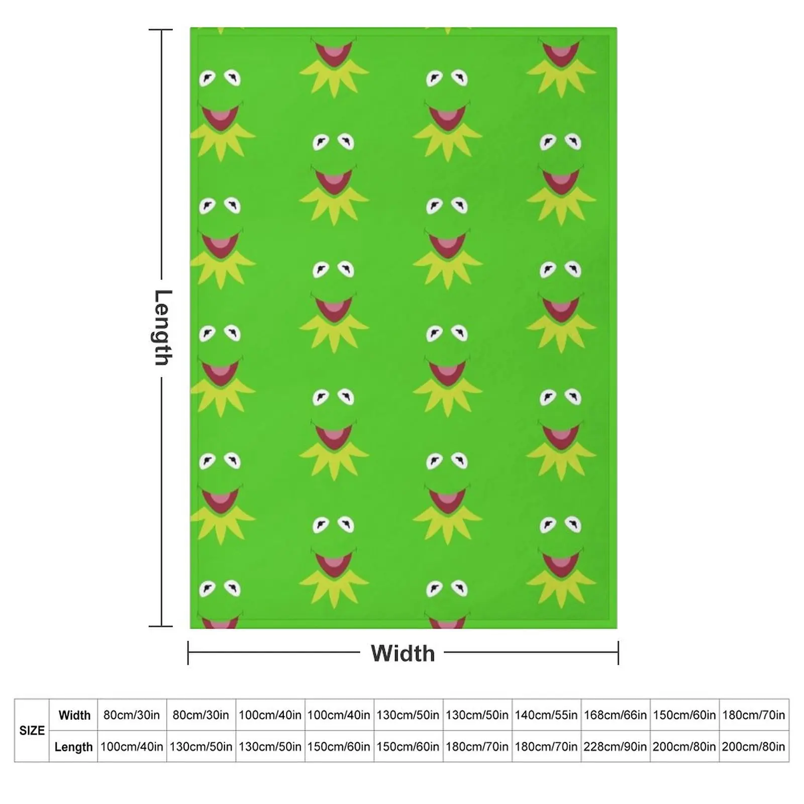 KERMIT-Couverture Décorative pour Canapé, à la Mode