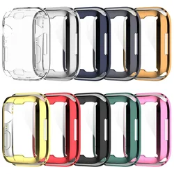 Miękki etui z TPU dla Apple zegarek 45mm 41mm 44MM 40MM 42MM 38 MM pełny zderzak zabezpieczenie ekranu Correa IWatch 8 7 6 SE 9 2 3 4 5