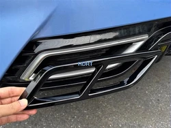 Car Styling Tail Throat Exhaust Pipe Frame Rear Surround Back Lip Cover Accessories Exterior Sticker For Chery Arrizo 8 2022 +