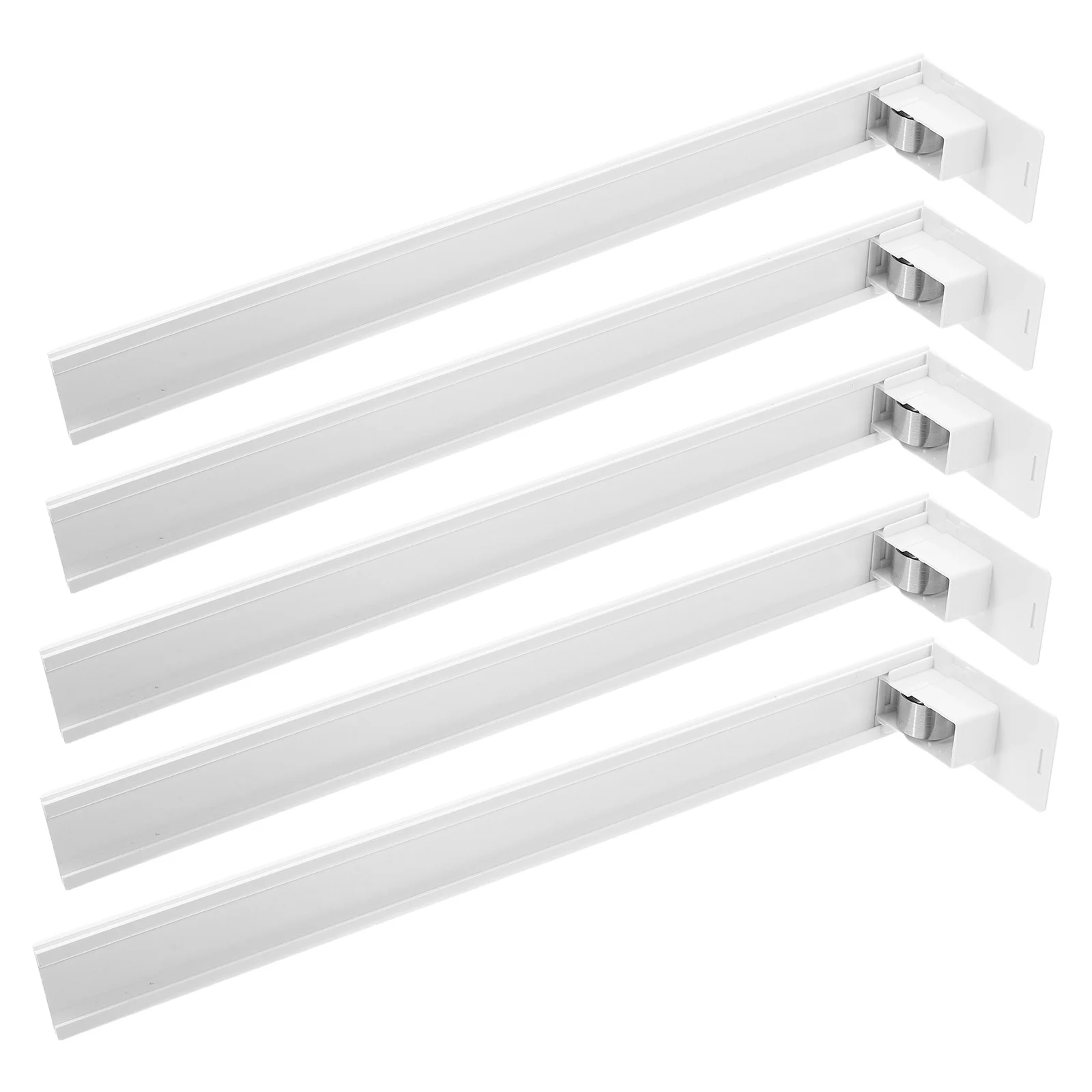 

5Pcs Shelf Pusher Automatic Glide Supermarket Fridge Beverage Organizer Drinks Display Rack Soda Can Dispenser 340-350mm