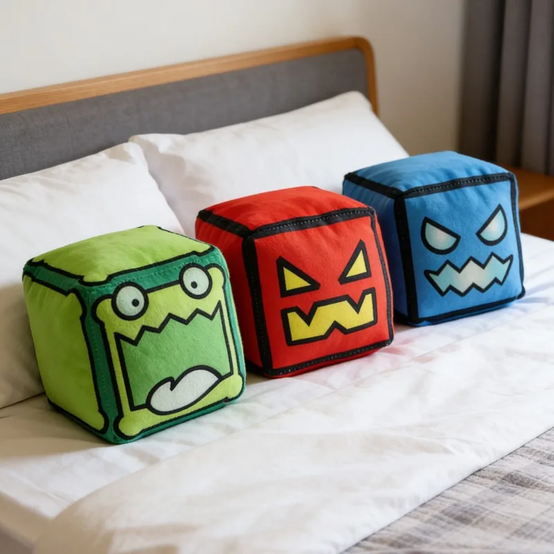 Geometryy Kawaii Throw Pillow Cute Stuffed Cushion Soft Sleep Neck Pillow Chair Back Cushion Anime Gaming Accessory Home Decor view 2