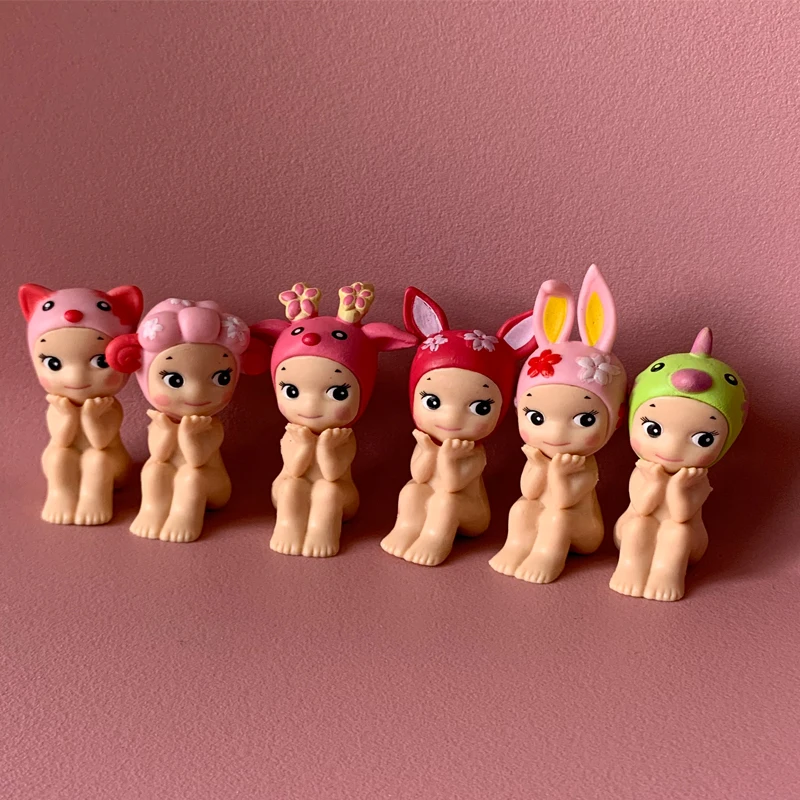 Neue Niedliche Engel-Blindbox Kirschblüten-Serie Anime-Figuren Sammlerstücke Ornamente Geburtstagsgeschenk Weihnachtsdekoration – Detail 3