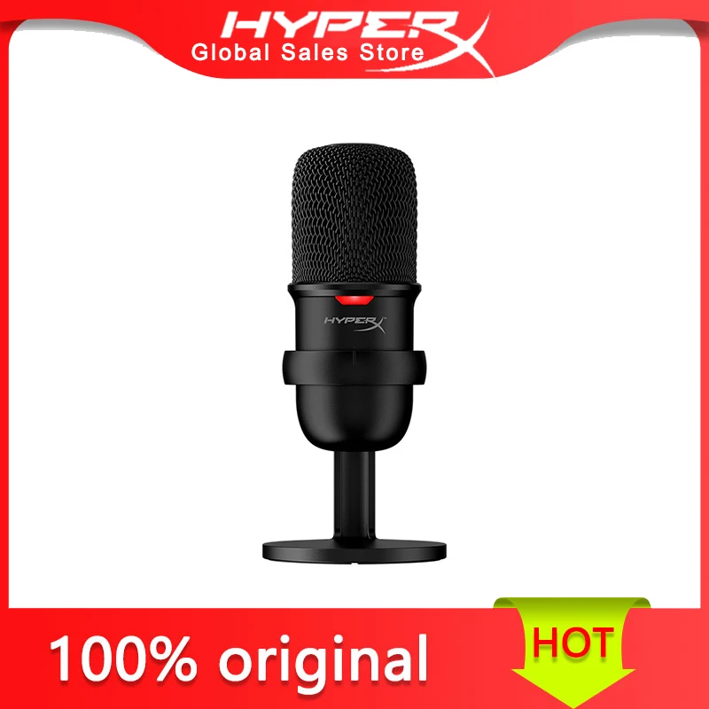 Original HyperX SoloCast mini Microphone Professional Electronic Sports Computer Live Device Voice Game Podcast Equipment MIC