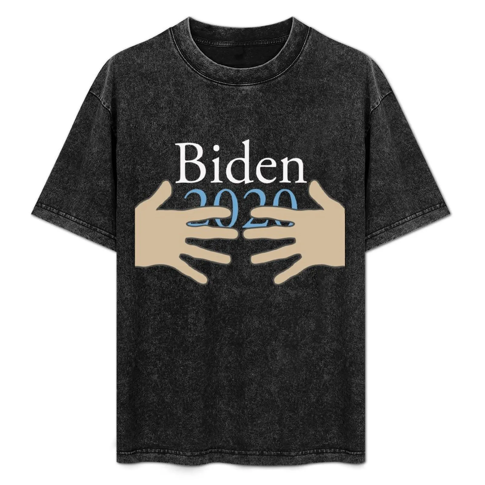 Joe Biden 2020 Election Hands On T-Shirt Basic Breathable Solid Color T-Shirt
