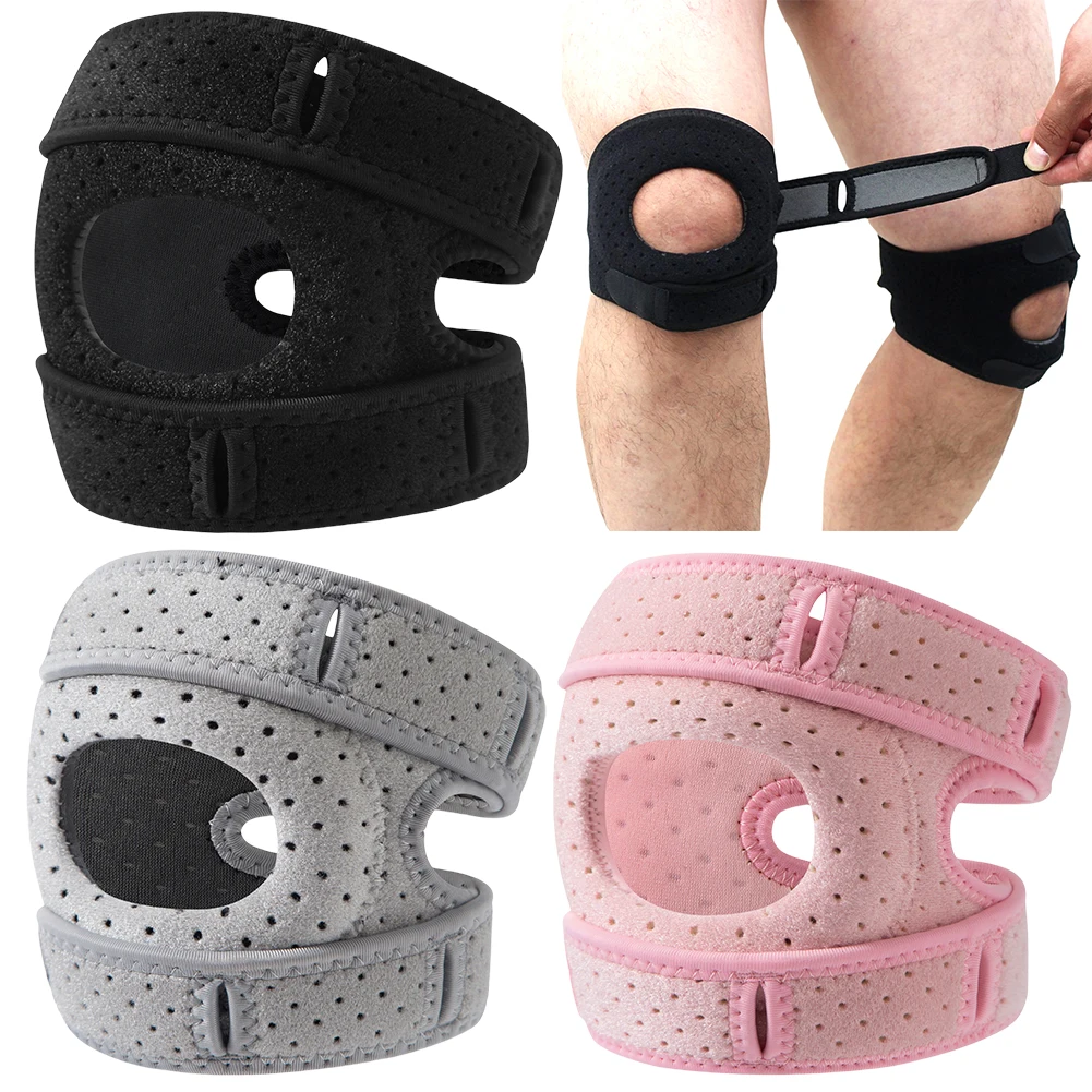 

Knee Support Wrap Adjustable Patella Knee Support Patella Tendon Knee Strap for Arthritis Joint Ligament Injury