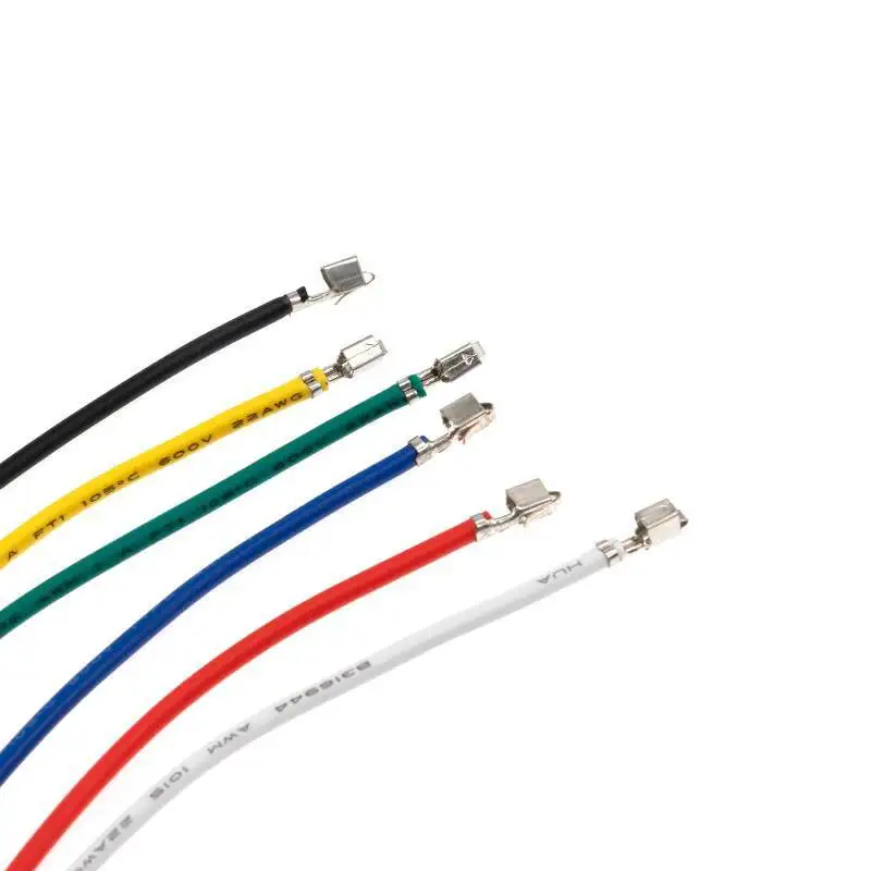 10 Stück VH3.96 Anschlusskabel Einzel- und Doppelkopf Abstand 3,96 mm Druckfederstück 22AWG Farbe Elektronische Verbindung Länge 30 cm – Detail 4