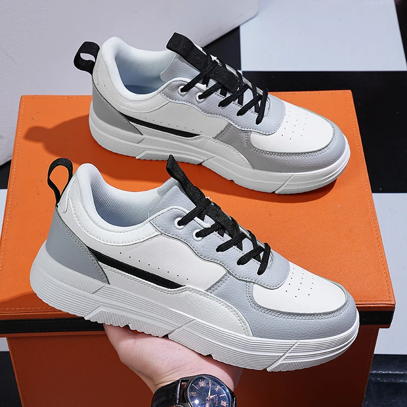 Size 35-48 Women Platform Sneakers Men Lace-Up Light Comfortable Walking Shoes Lovers Low Top Casual Fashion Sneakers Unisex