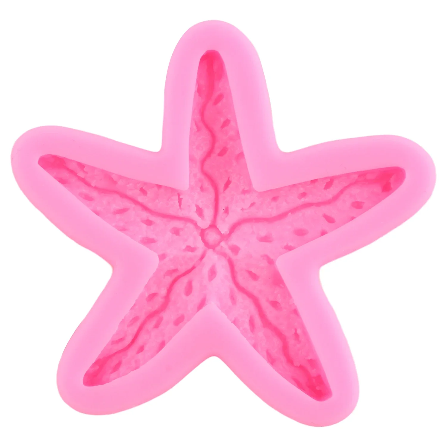 Starfish Silicone Molds For DIY Fondant Cake Decorating Tools Cupcake Topper Chocolate Candy Gum Paste Polymer Clay Moulds