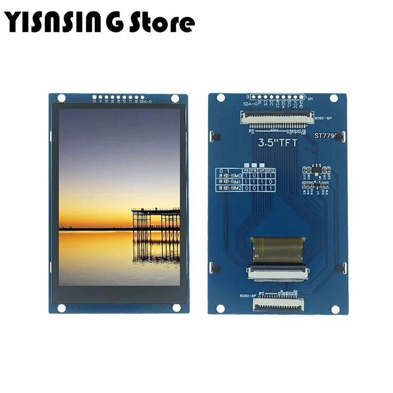 2.4 / 2.8 / 3.5 inch 240x320 320x480 SPI 2.4 TFT serial port module 5V/3.3V PCB adapter st7789v/st7796s LCD display for Arduino