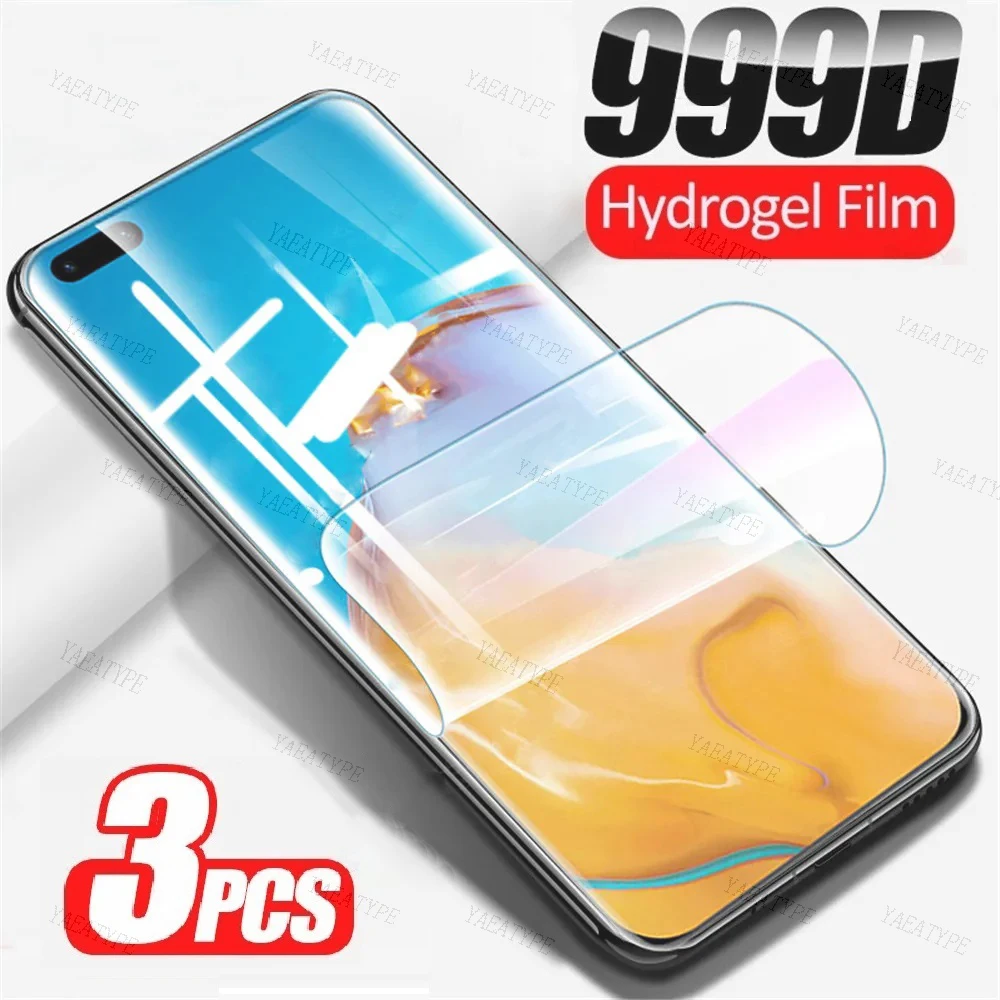 3Pcs Screen Protector Hydrogel Fil For Realme X7 Max X Lite X50 X50m XT X2 Pro X3 Super Zoom Clear Protective Film