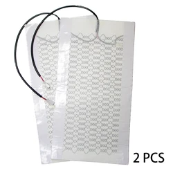 2Pcs 12V Universal Car Seat Heated Heating Heater Carbon Fiber Car Seat Heat Pads Kit Cushion Mat Winter Warmer Seat Covers Set