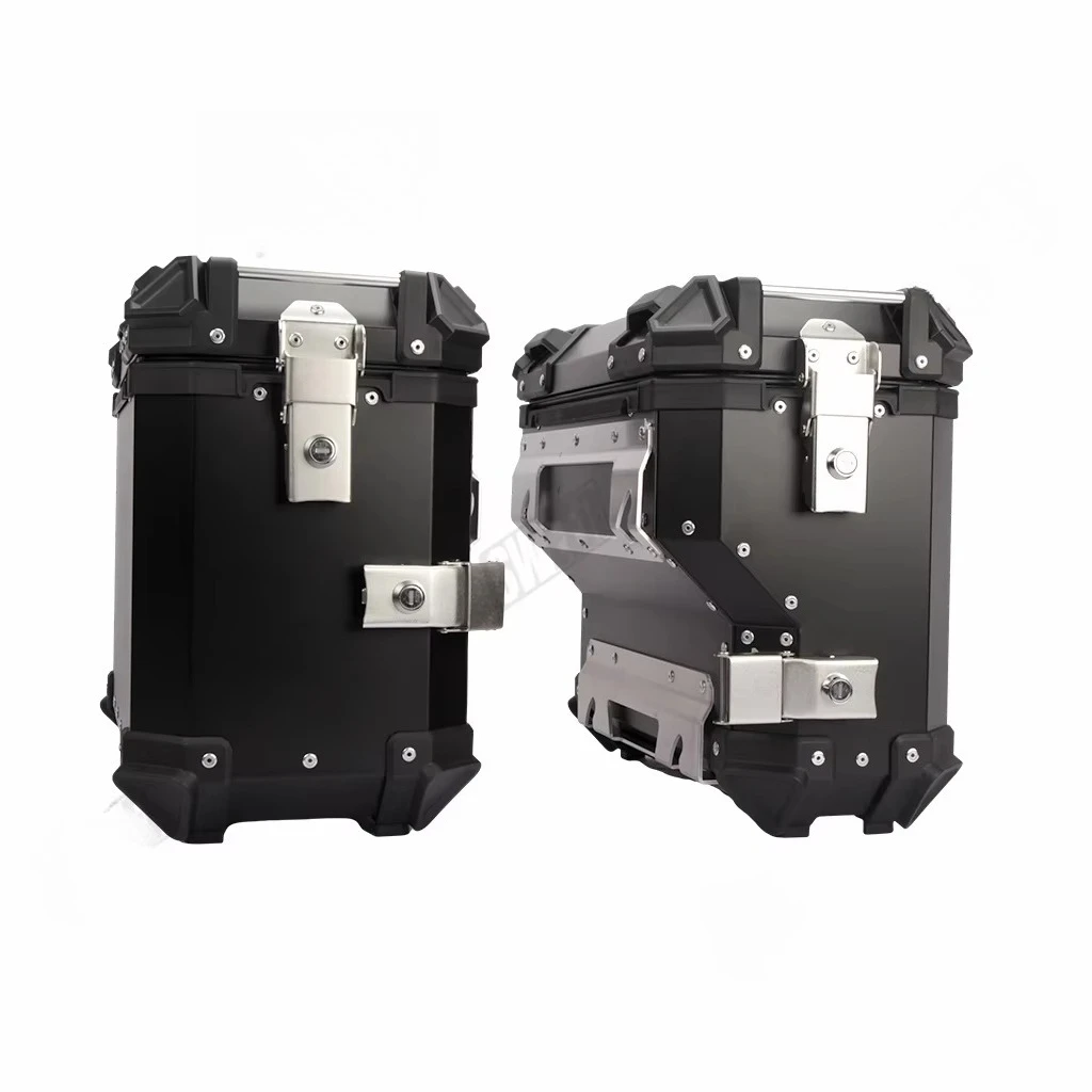 

For Voge 525 650 Dsx Motorcycle Luggage Side Box 35L Aluminum Side Panniers Exhaust Motorcycle Side Cases