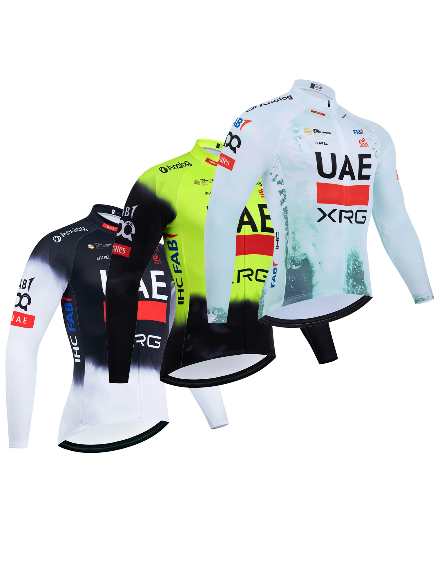 AliExpress EFAPEL Winter 2026 UAE New Cycling Jacket Maillot Men Women MTB Ropa Ciclismo Thermal Fleece Road Bicycle Jersey Coat Clothing