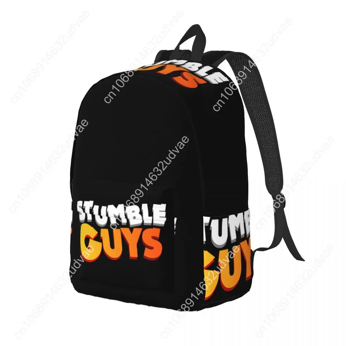 Stumbleguys Funny Game Logo for Men Women Student School Bookbag Canvas Daypack Elementary High College Gift