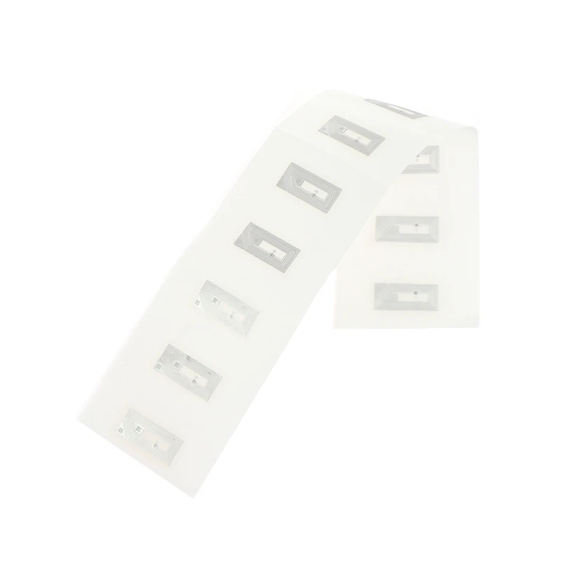 Incrustation de support d\'autocollant de puce NDavid Ntag213, étiquette d\'étiquette RFID 13.56, étiquette électronique anti-contrefaçon, 11x21mm,