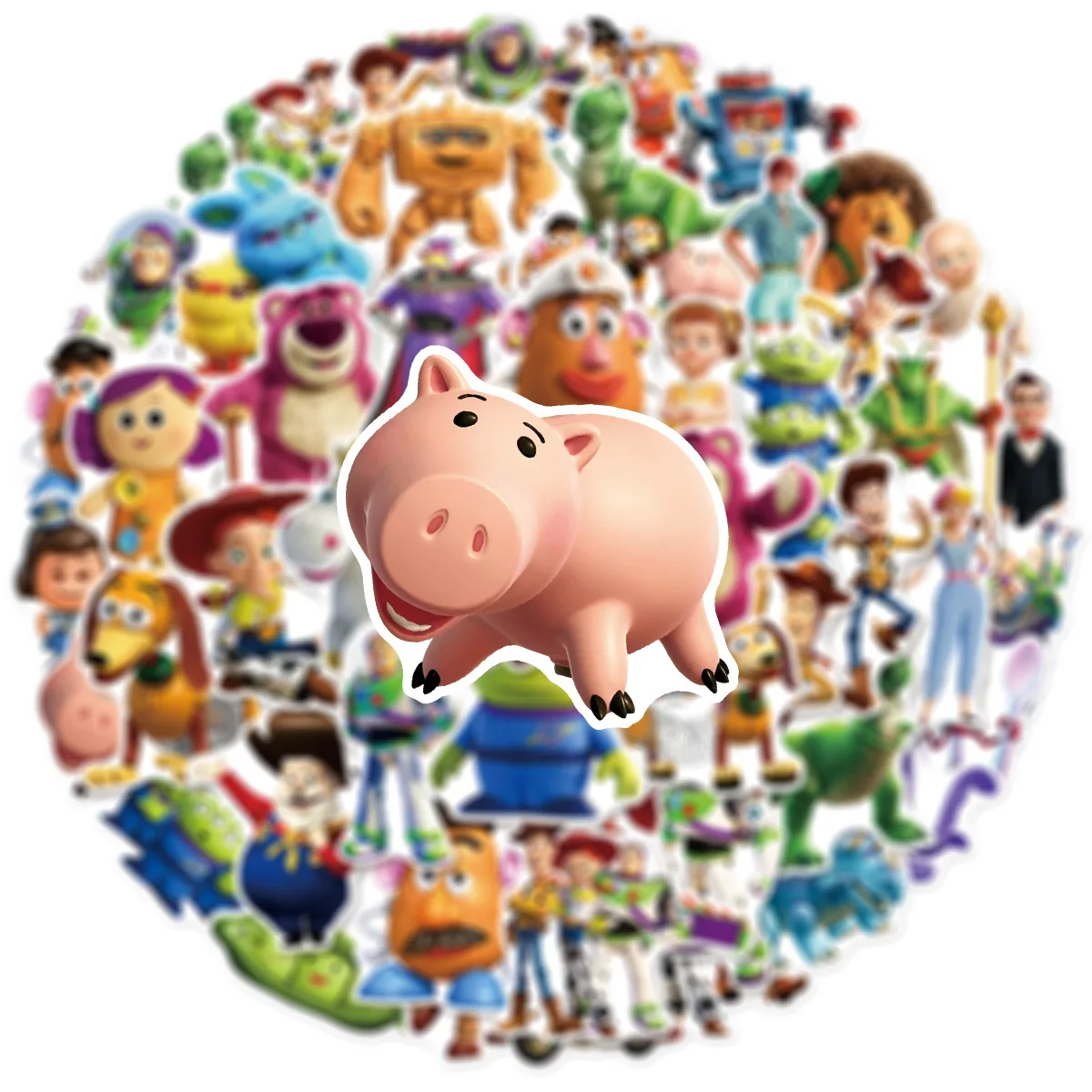 10/50PCS Toy Story‌ Series Disney Movie Graffiti Stickers Buzz Lightyear Woody Cartoon Decal DIY Luggage Phone Guitar Kid Toys