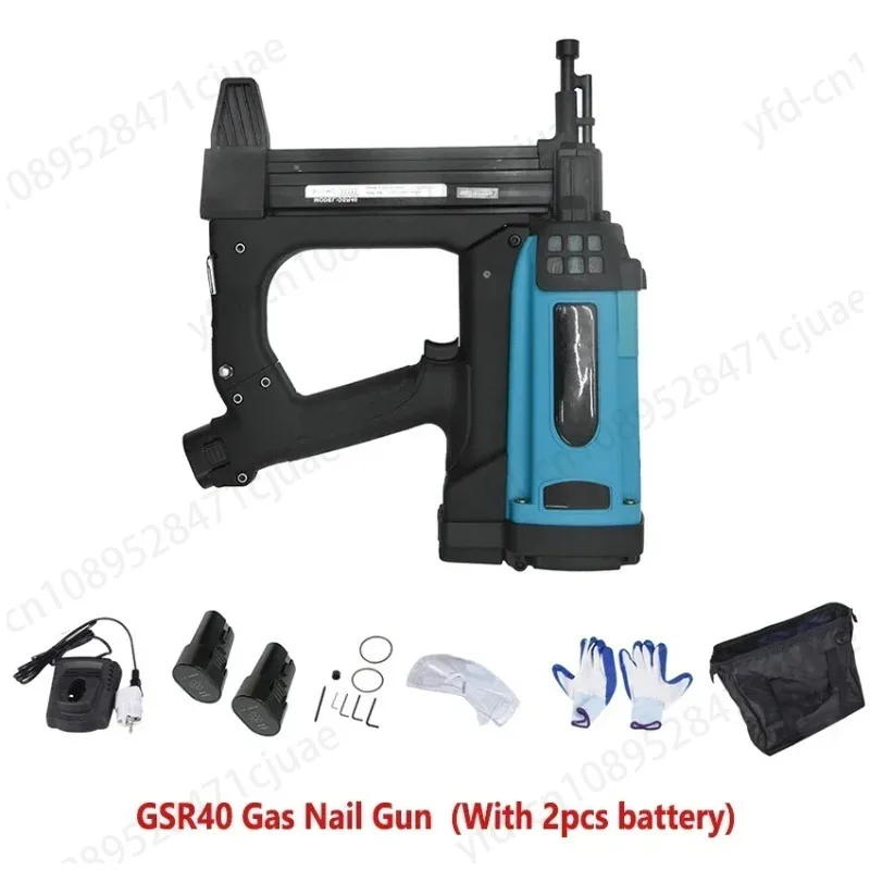 can nail frame branches trunk 110-220V GSR40 nail gun 2V air staple gun air stapler Lithium battery