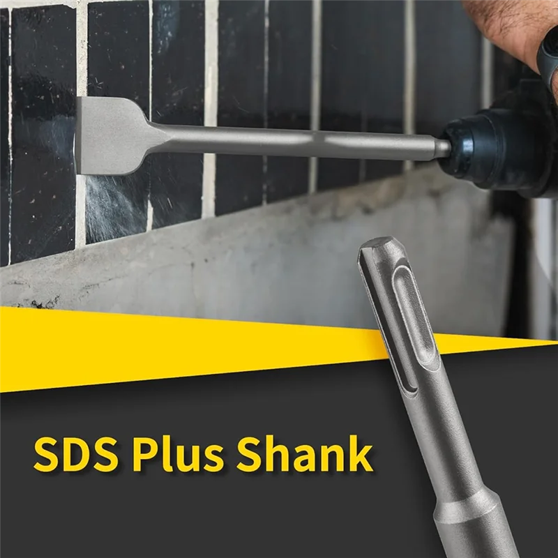 Y51A-SDS Chisel Set, 4Pcs Tile Removal Chisel Bits For SDS Plus Rotary Hammer Drill Attachments, For Demolition Chipping