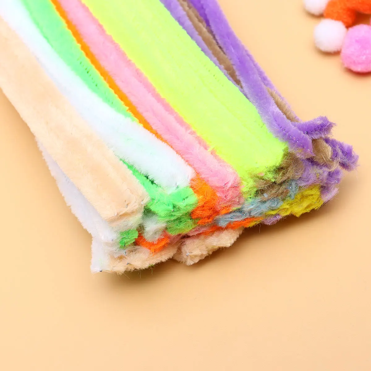 

1Set Wool Twistable Sticks Handicraft Material Set Ideal for Kids Kindergarten Craft DIY Art Projects Imagination Creativity