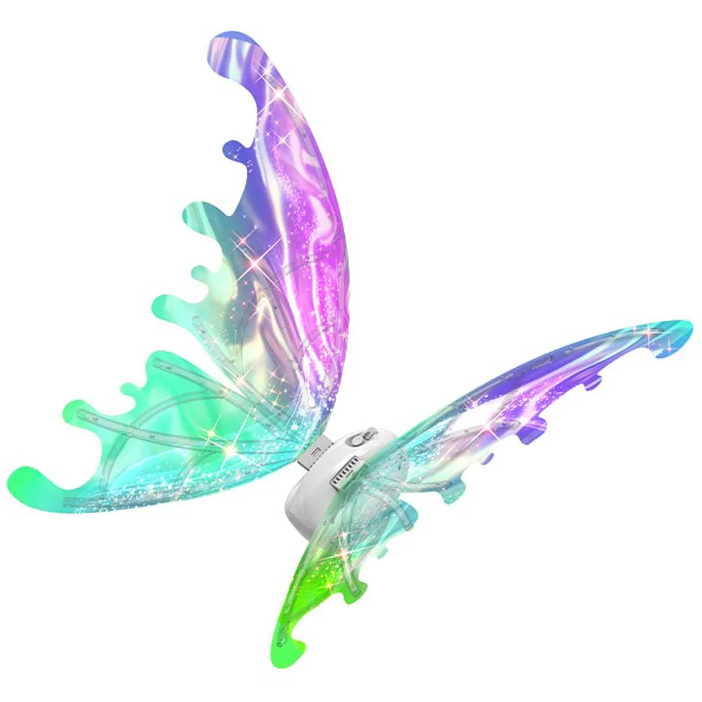 

1 set Glowing Butterfly Fairy Wing Lightweight Costume Party Stage Performance Prop Fairy Wing For Women