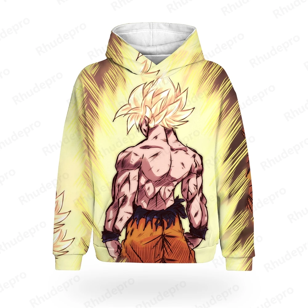 

Autumn New Hot Men Dragon Ball Goku All Over 3D Print Cosplay Children Street Hoodie Unisex Large Size Top Divine Dragon