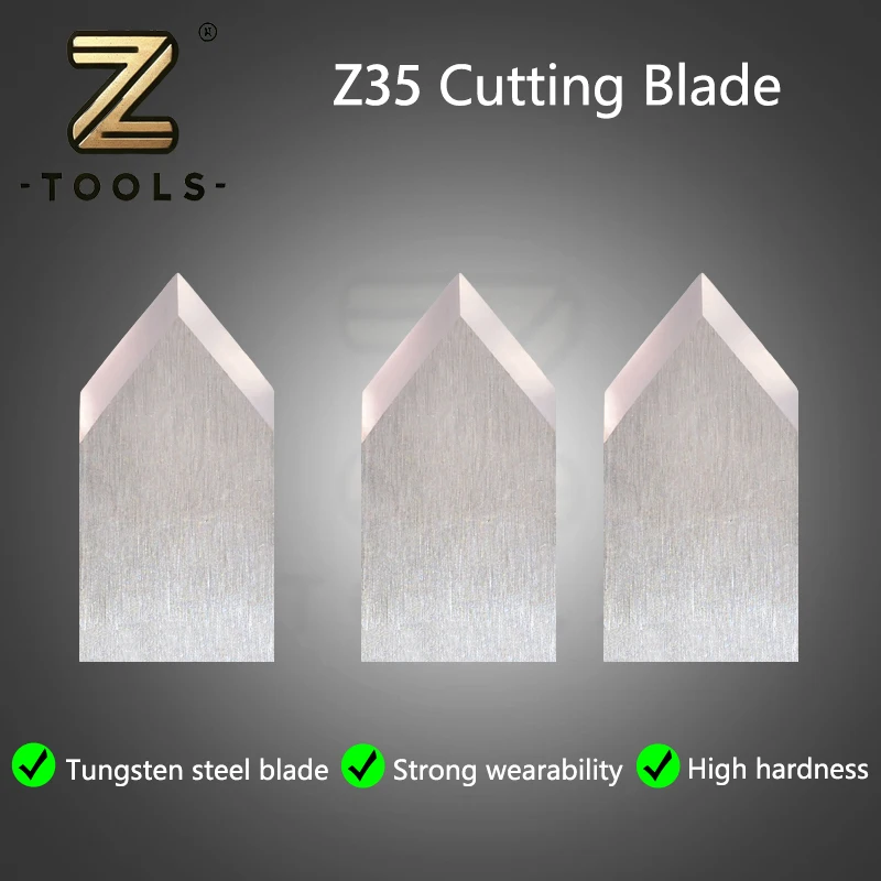 Z35 Leather Cutter 20mm Carbide Tangential Knife Oscillation Blade for Cutting Sponge Pearl Foam Board